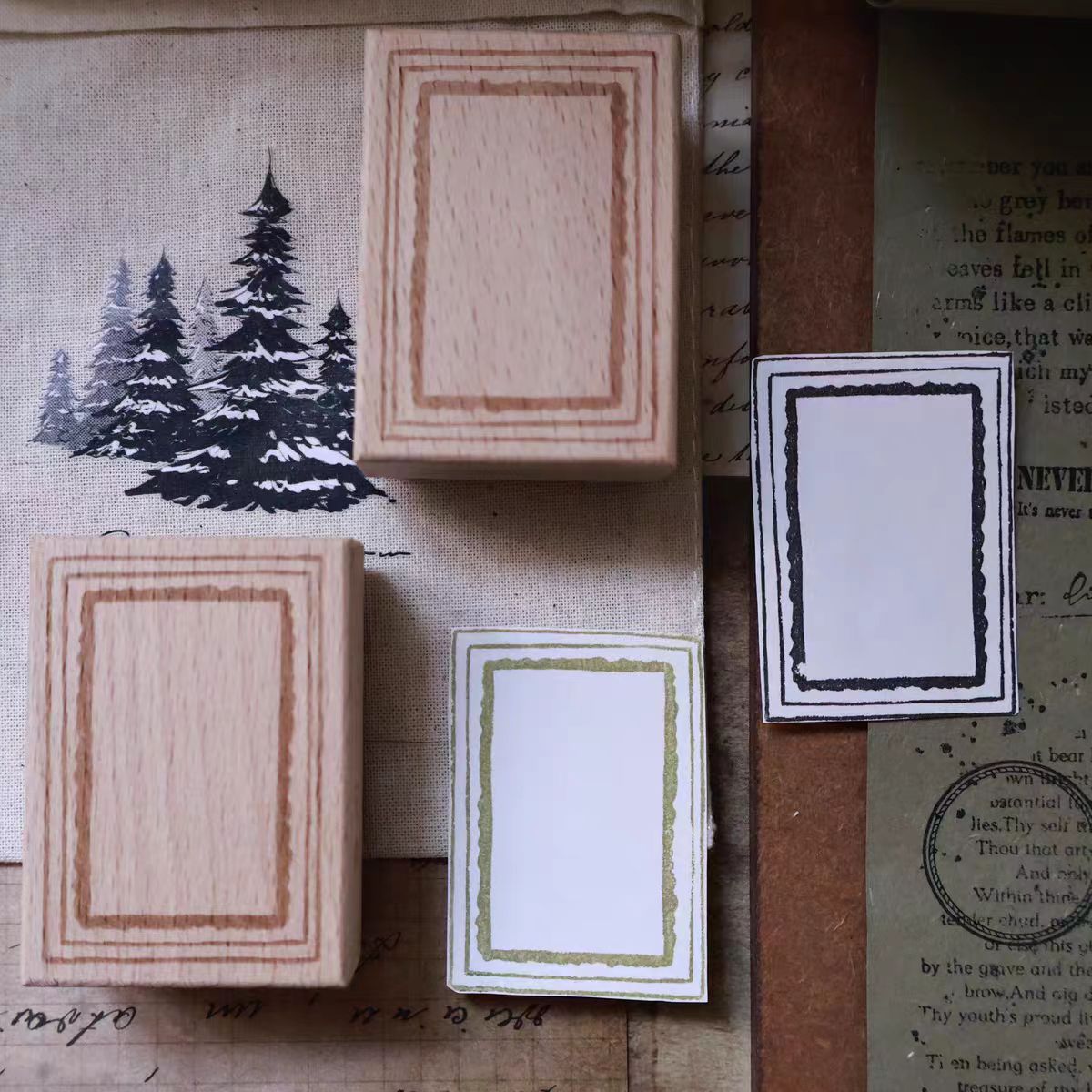Wooden stamp