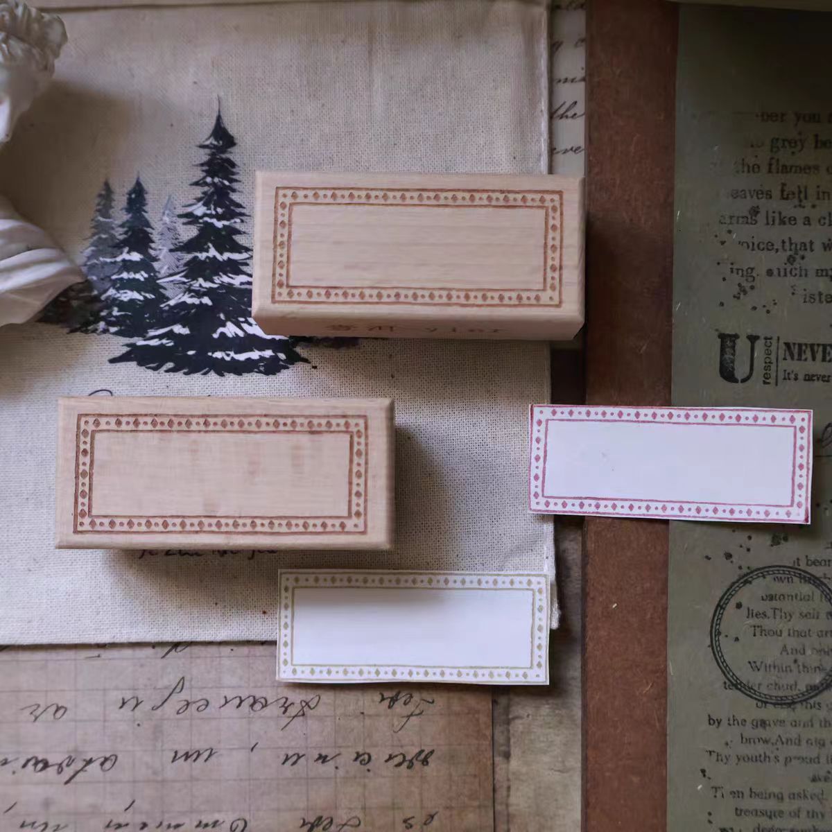 Wooden stamp