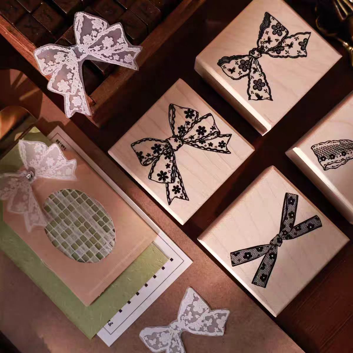 Wooden stamp (5*5cm)