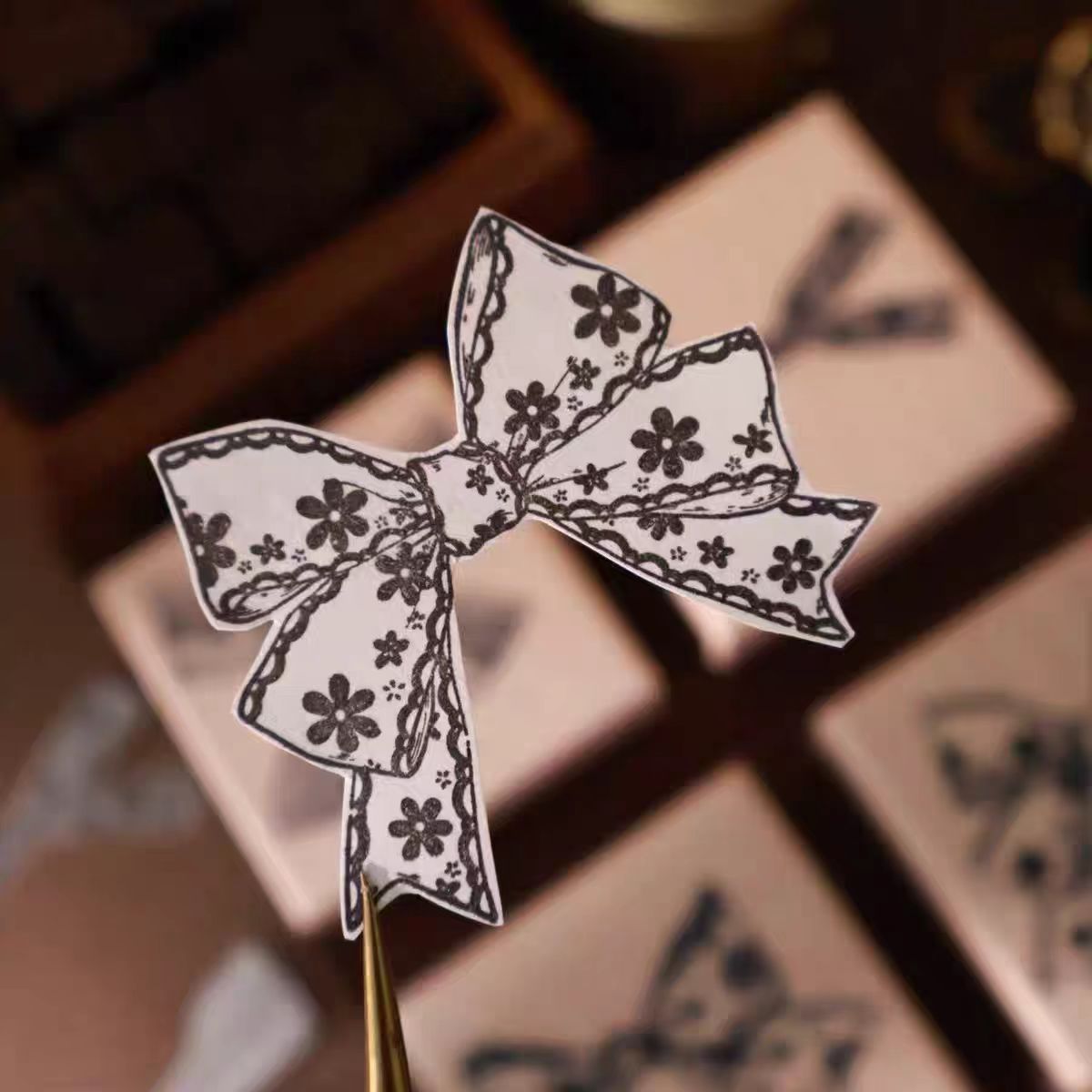 Wooden stamp (5*5cm)