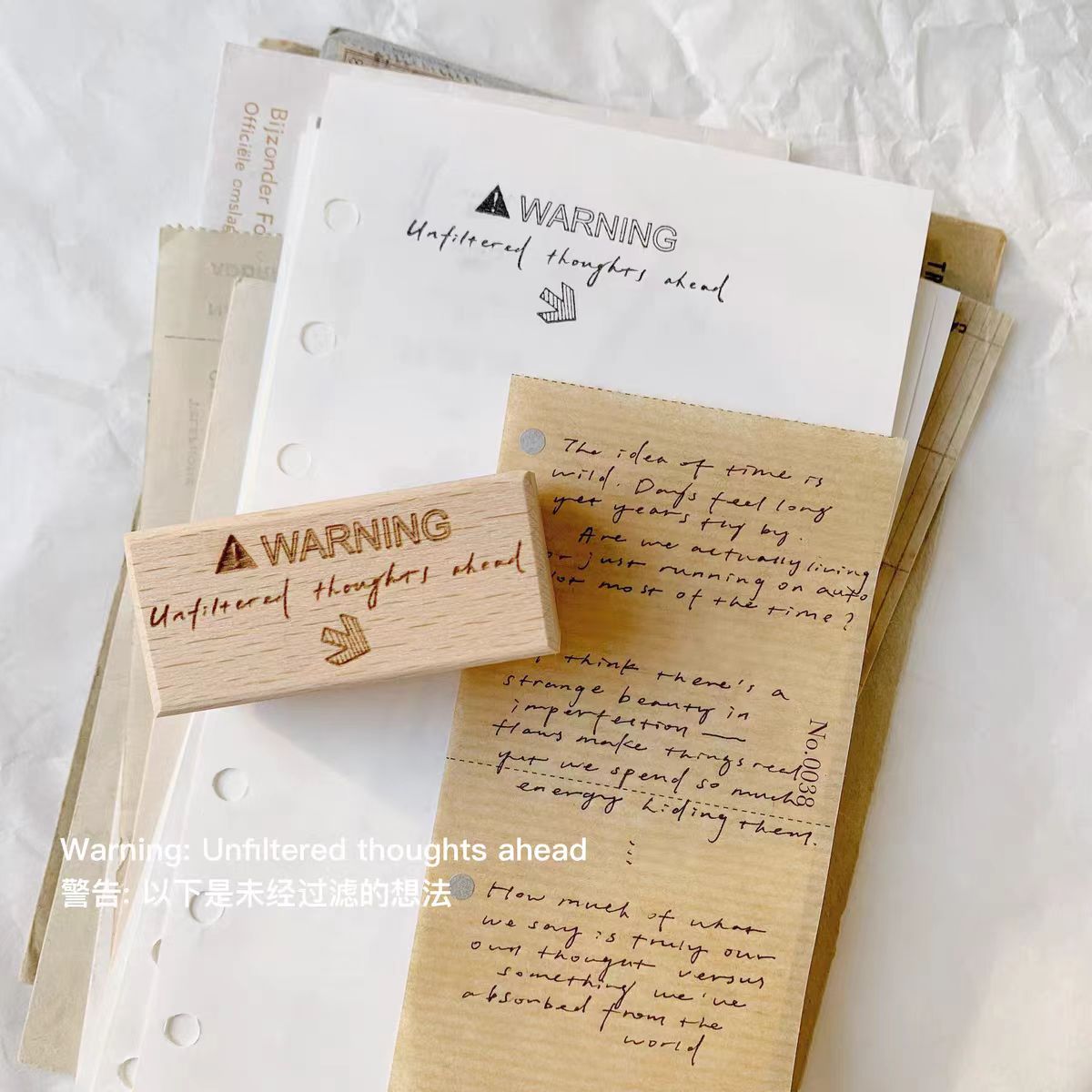 Wooden stamps