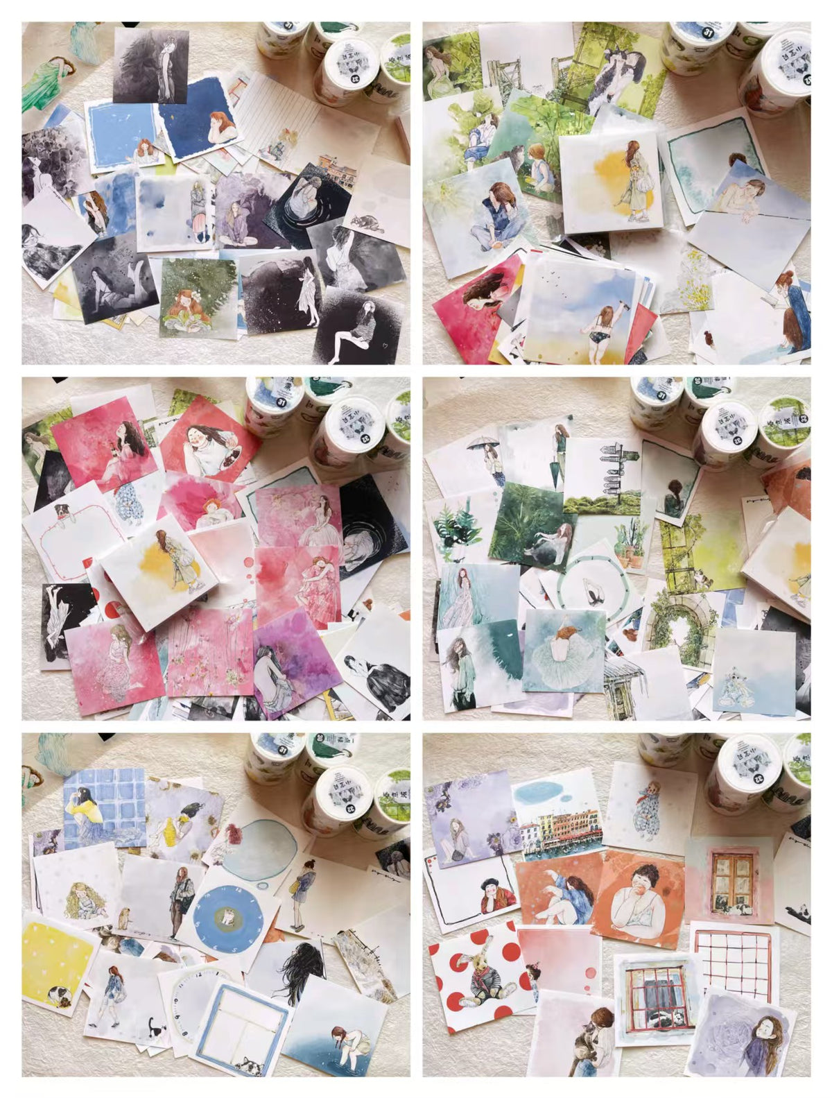 Journalnoter (96 ark) 8*8 cm