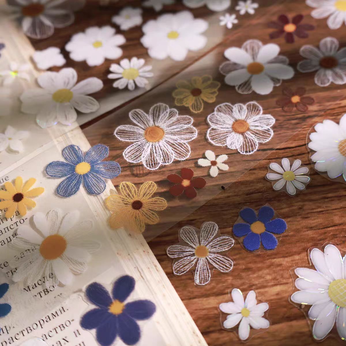 Journal PET tape (Flower) 5cm*5m/roll