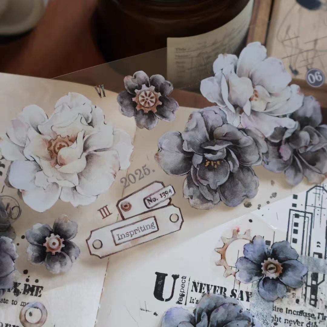Journal PET/Washi tape (Flower) 6cm*6m/roll