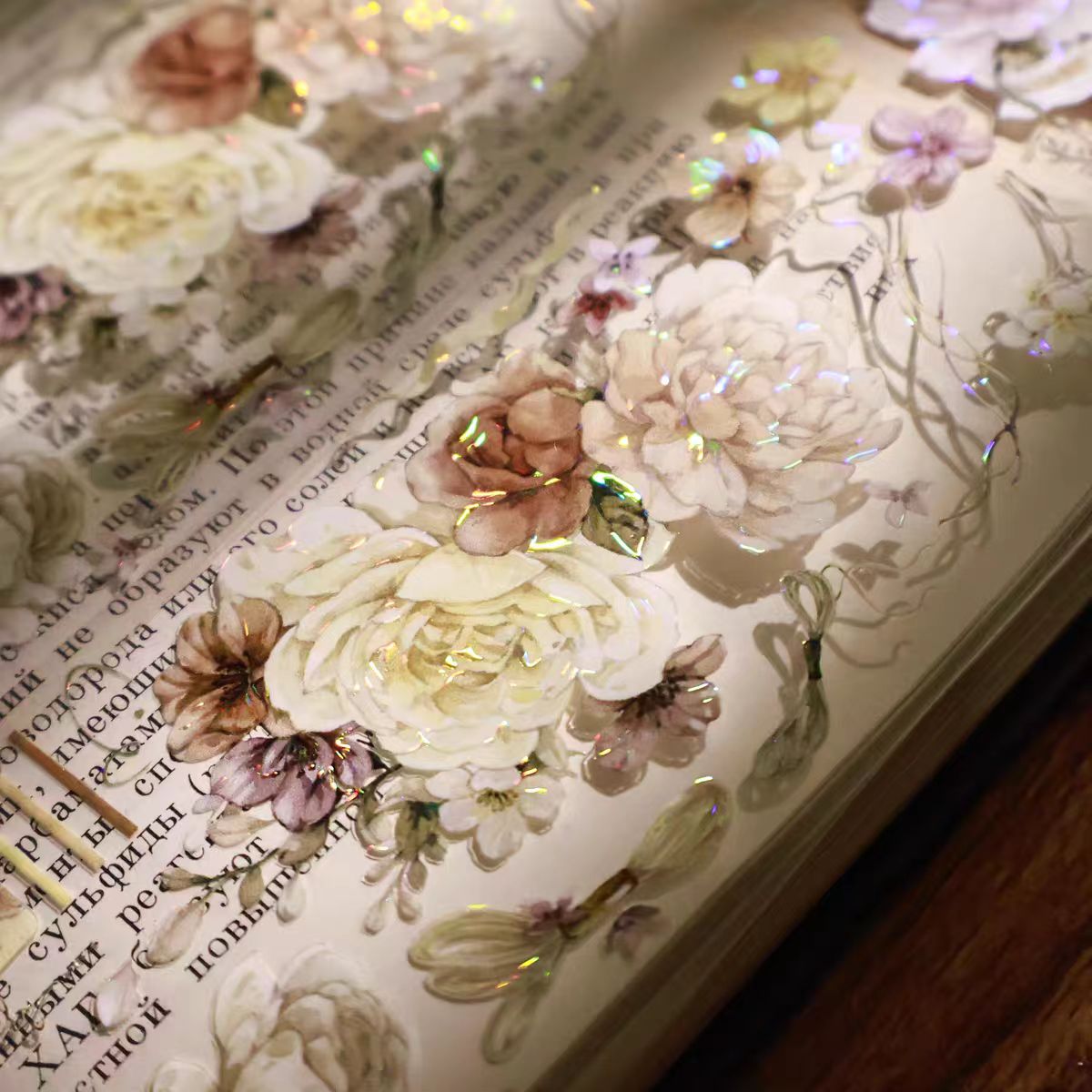 Journal PET/Washi tape (Flower) 6cm*5m/roll