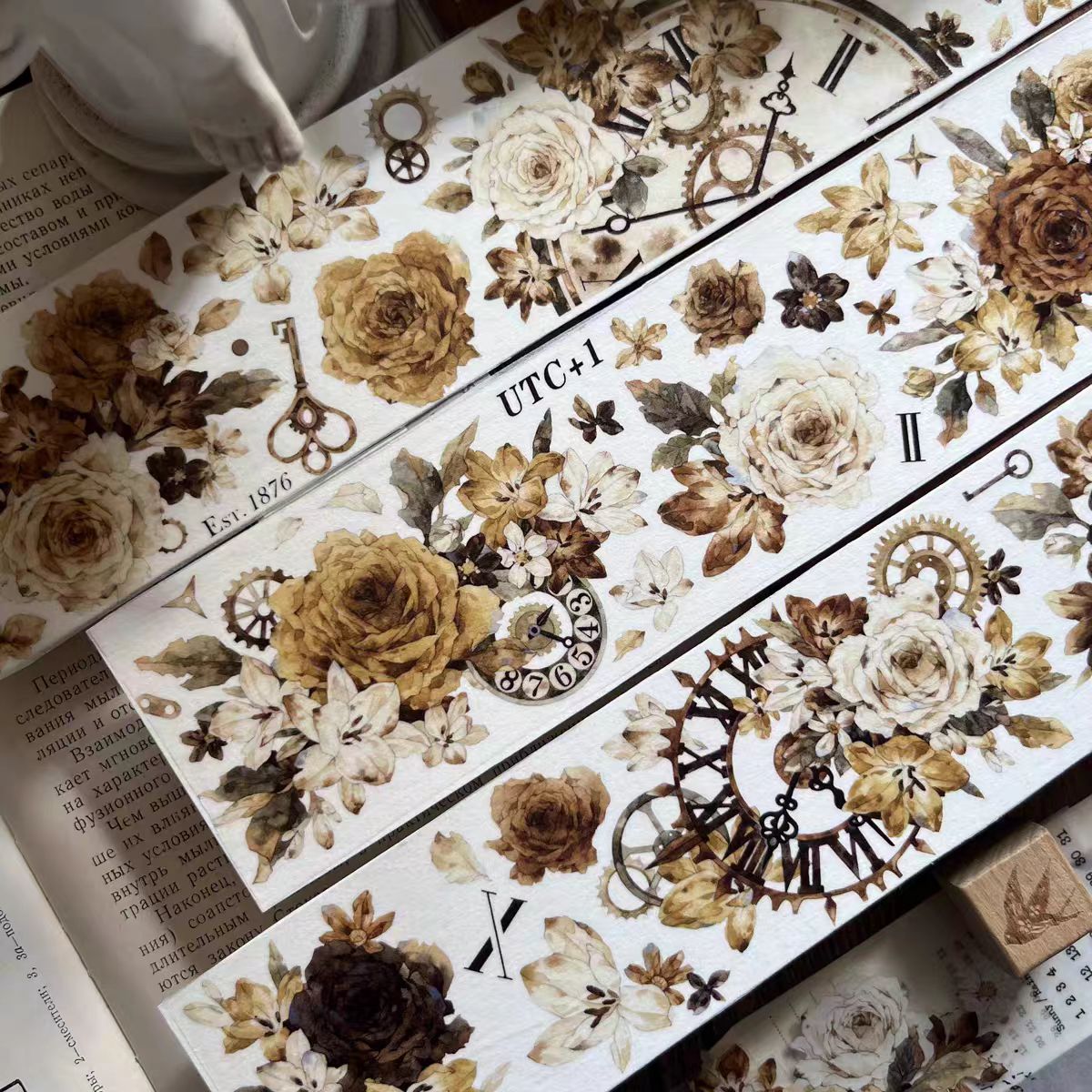 Journal PET/Washi tape (Flower) 6cm*5m/roll