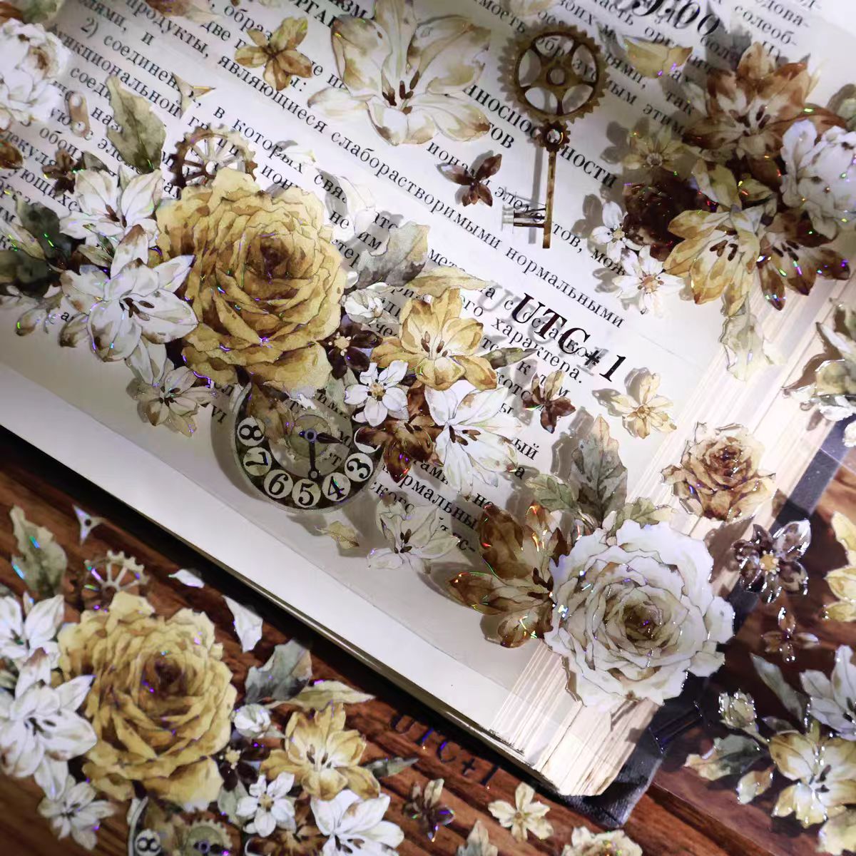 Journal PET/Washi tape (Flower) 6cm*5m/roll