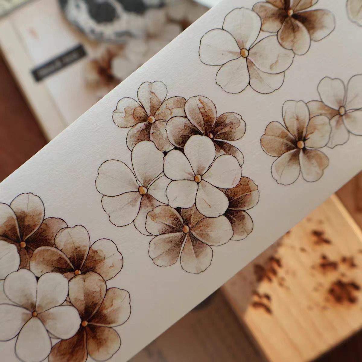 Journal PET/Washi tape (Flower) 5cm*5m/roll