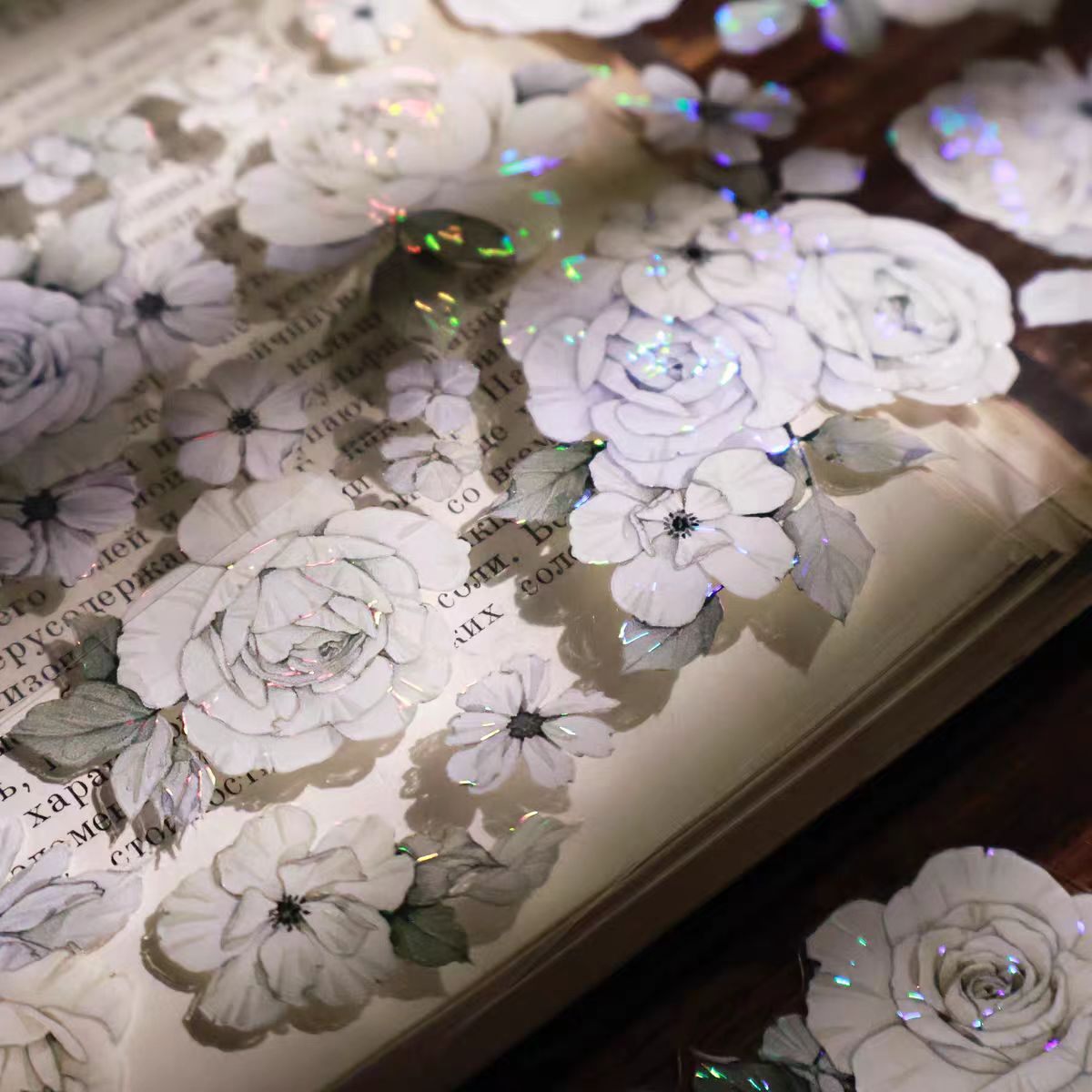 Journal PET/Washi tape (Flower) 5.5cm*5m/roll