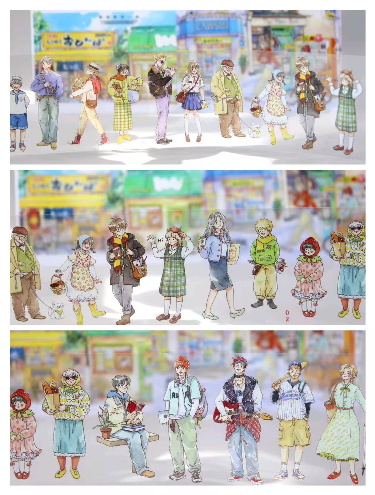 Journal tape (Character) 65mm*10m/roll