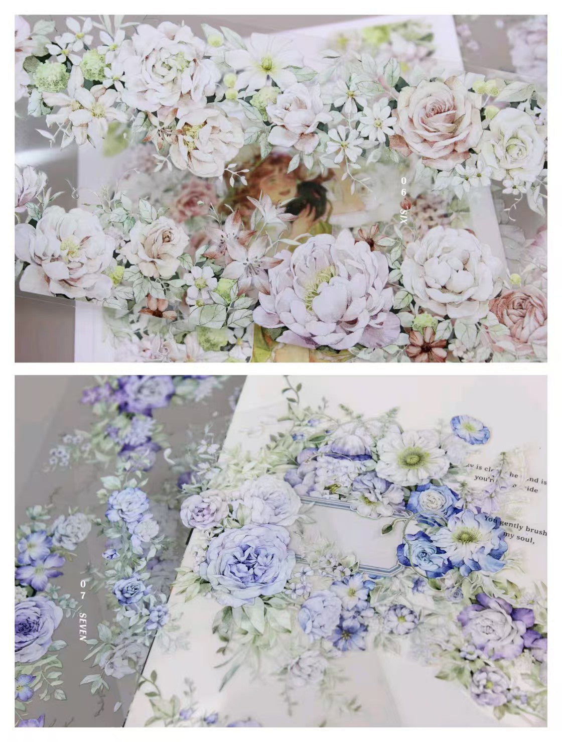 Journal tape (Flower) 70mm*10m/roll