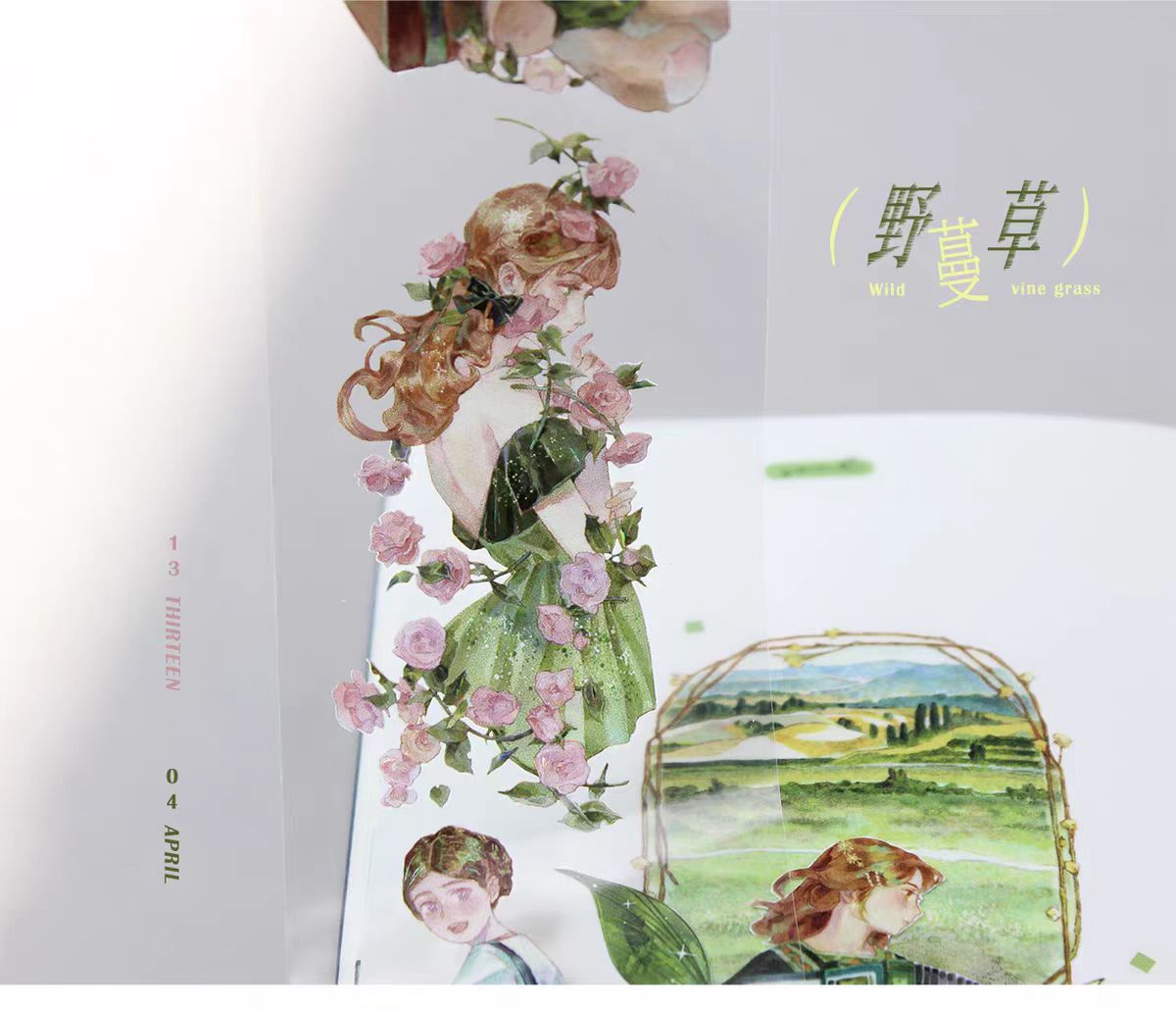 Journal tape (Character) 55mm*10m/roll