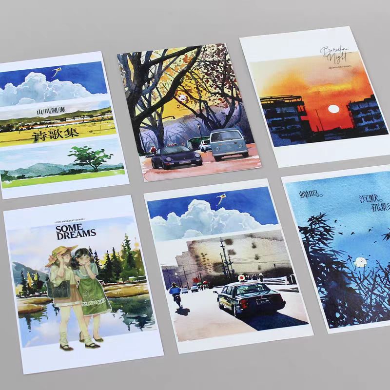 Journal Washi tape (Sky background) 100mm*6.24m/roll