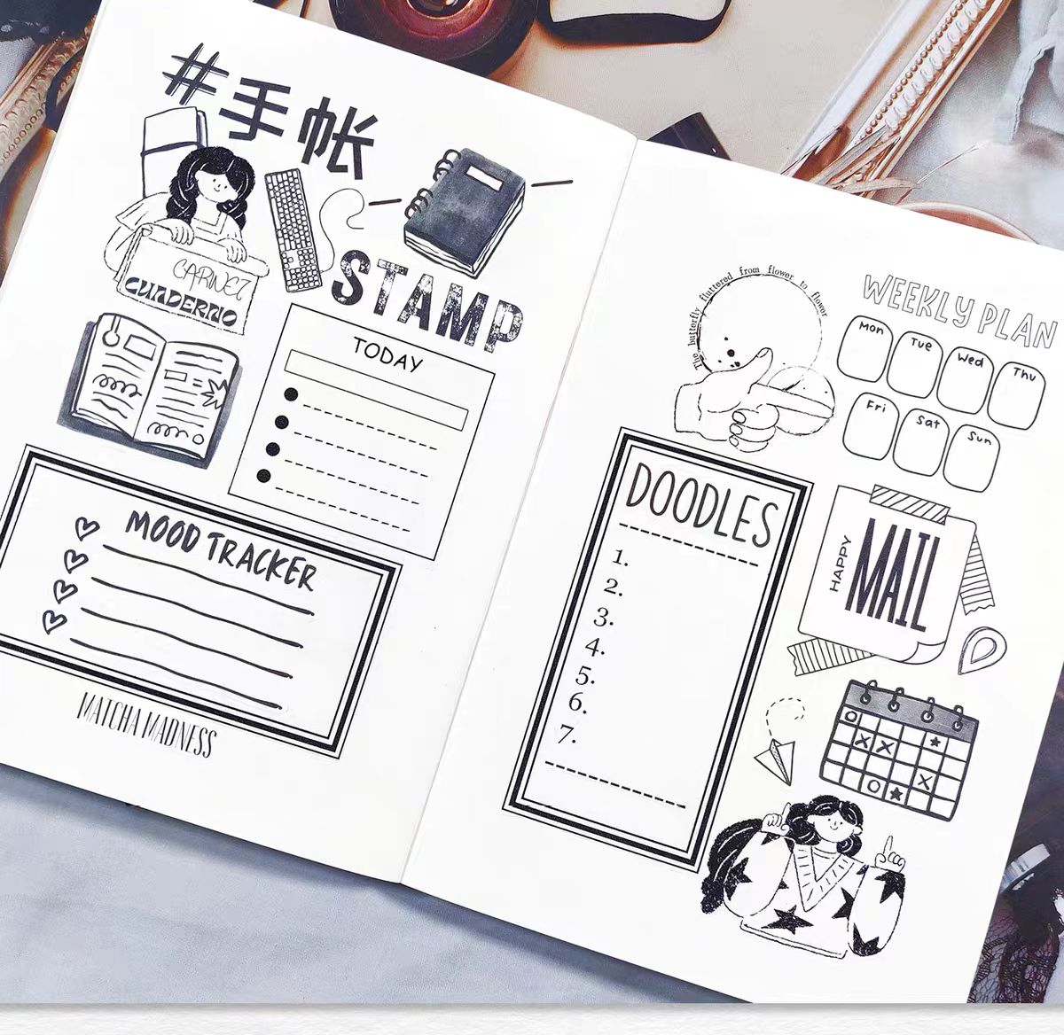 Journal Washi Tape (5cm*5m*3 rolls)