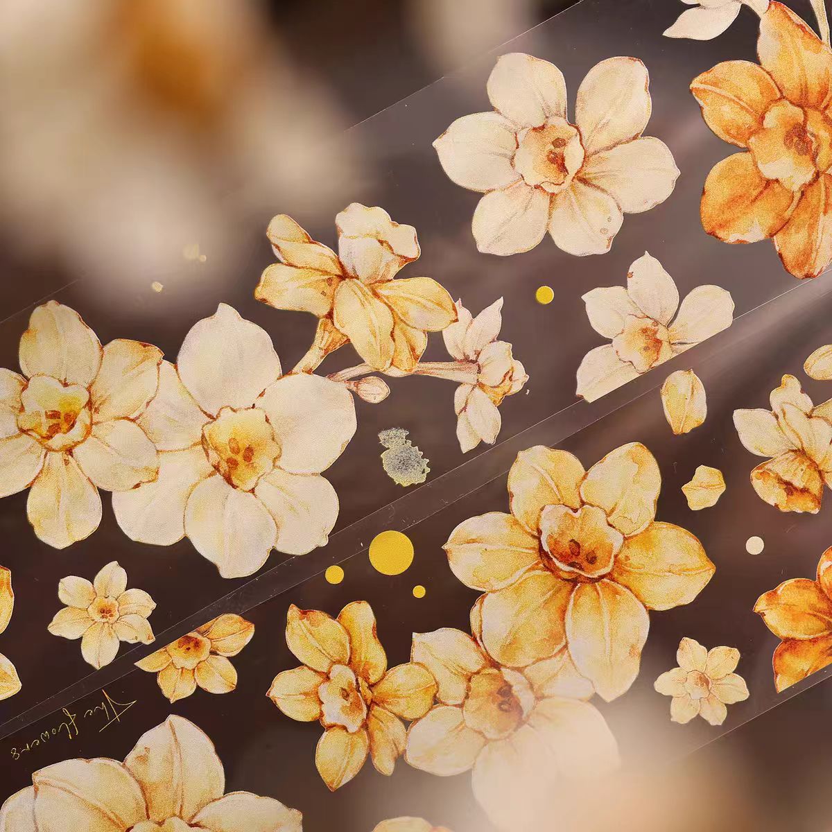 Cinta decorativa (Flor) 6m/rollo