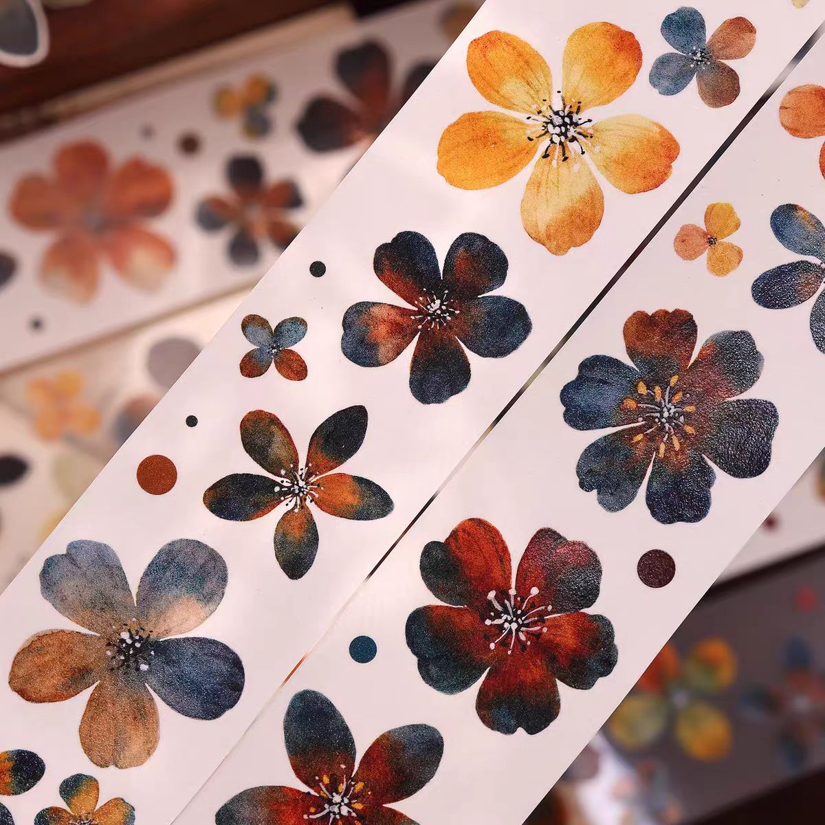 Journal tape (Flower) 6m/roll