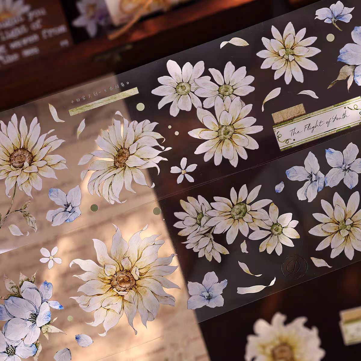 Journal tape (Flower) 6m/roll