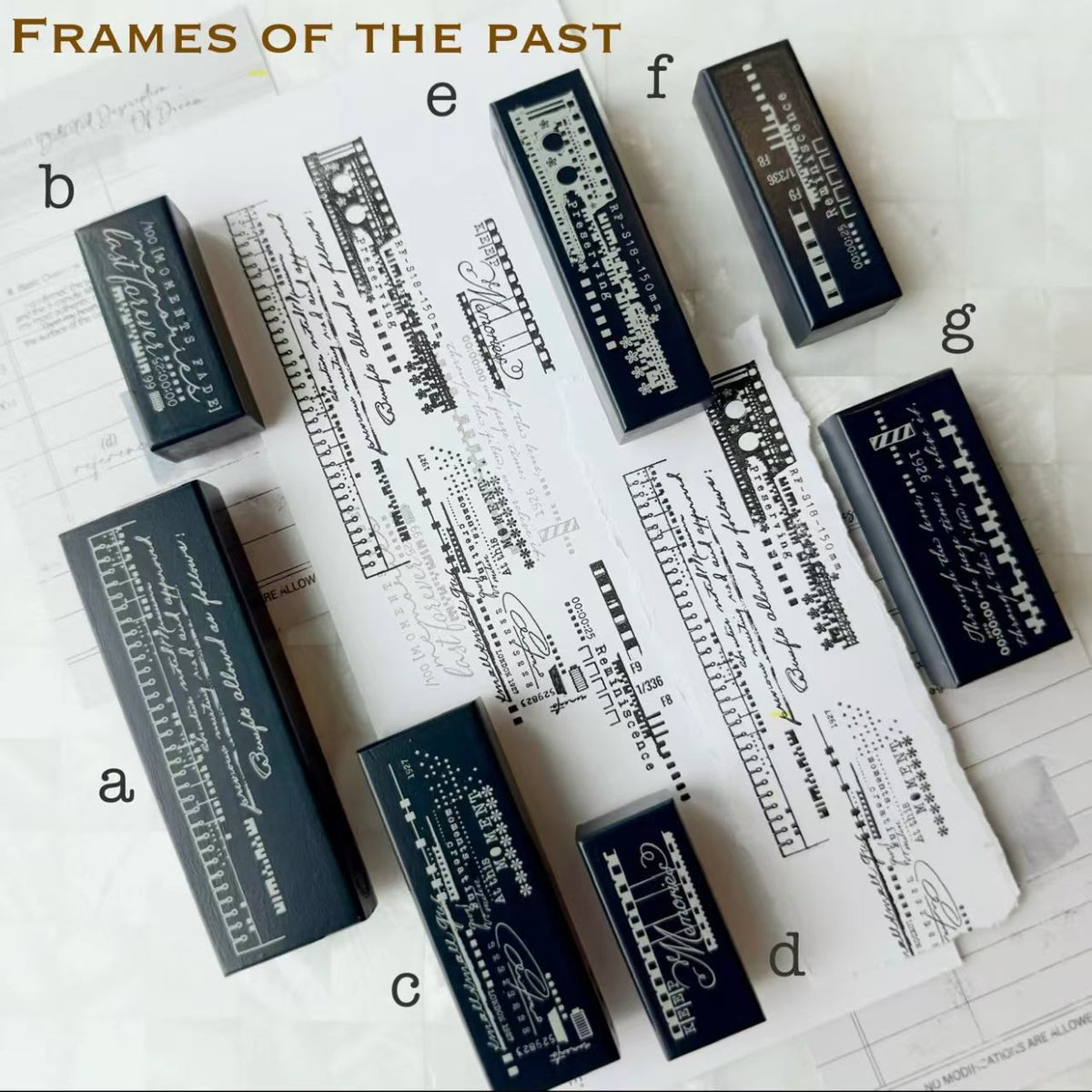 Wooden stamps