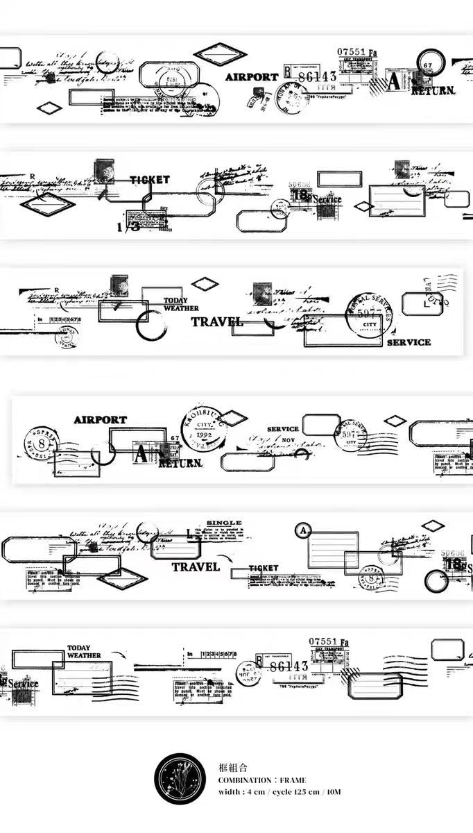 Journal tape (10m/roll)
