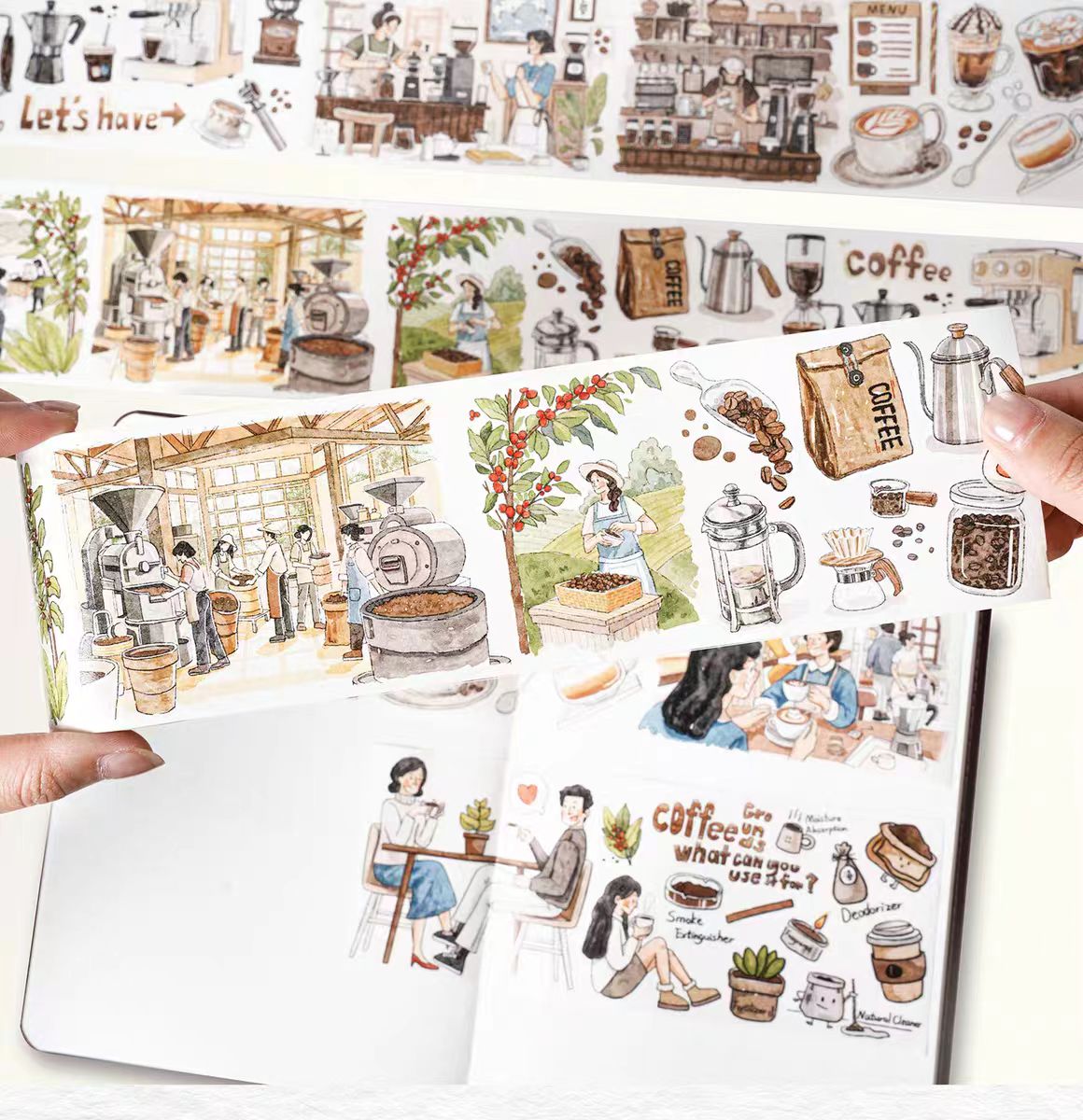 Journal Pre-cut tape (7cm*5m/roll)