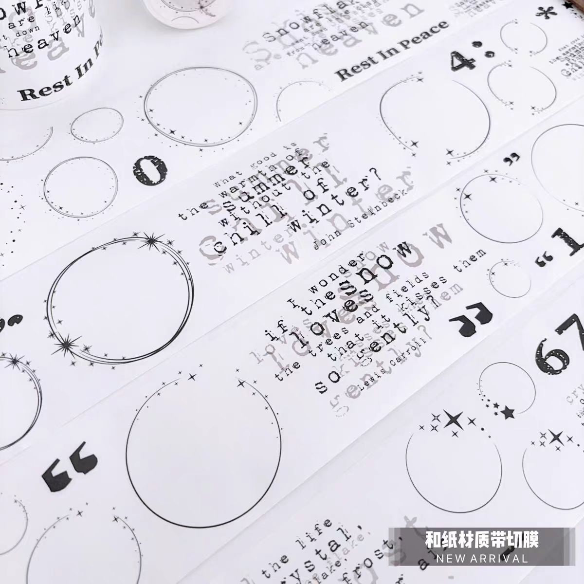 Journal pre-cut tape (6cm*10m/roll)