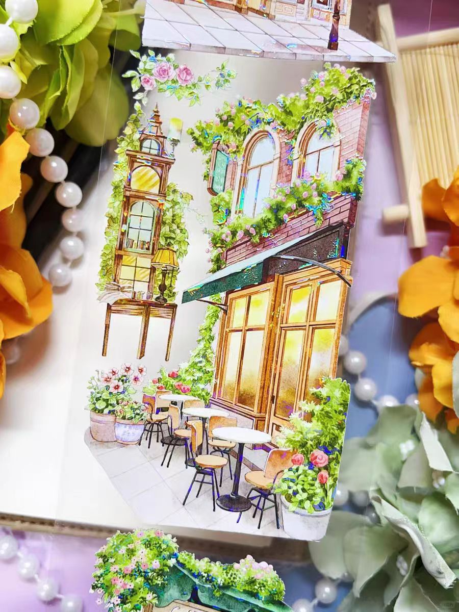 Journal PET tape (City Street Scene) 7.5cm*5m/roll
