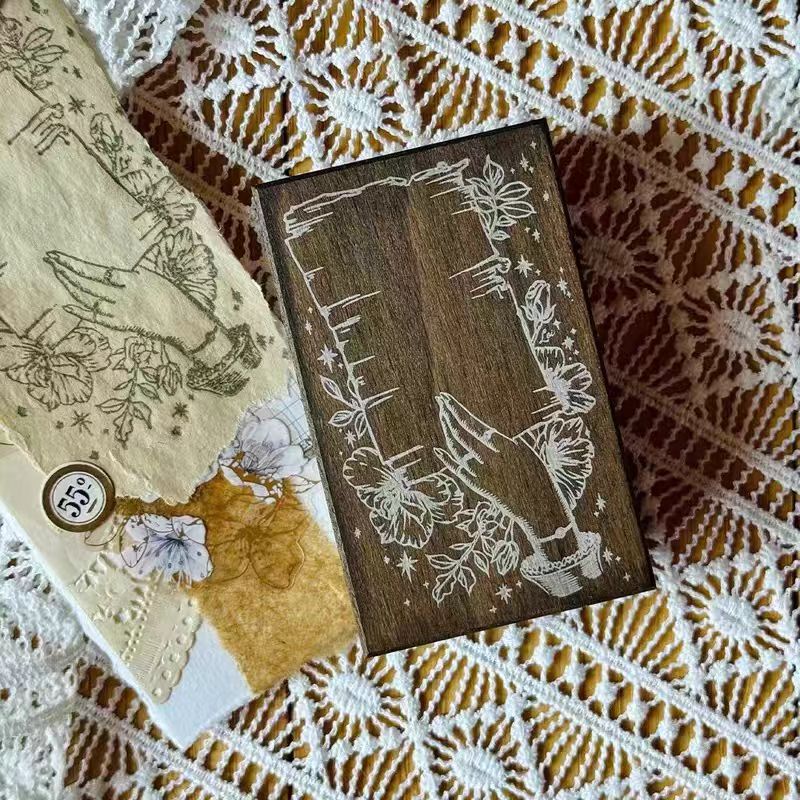 Wooden stamps (5*8cm)