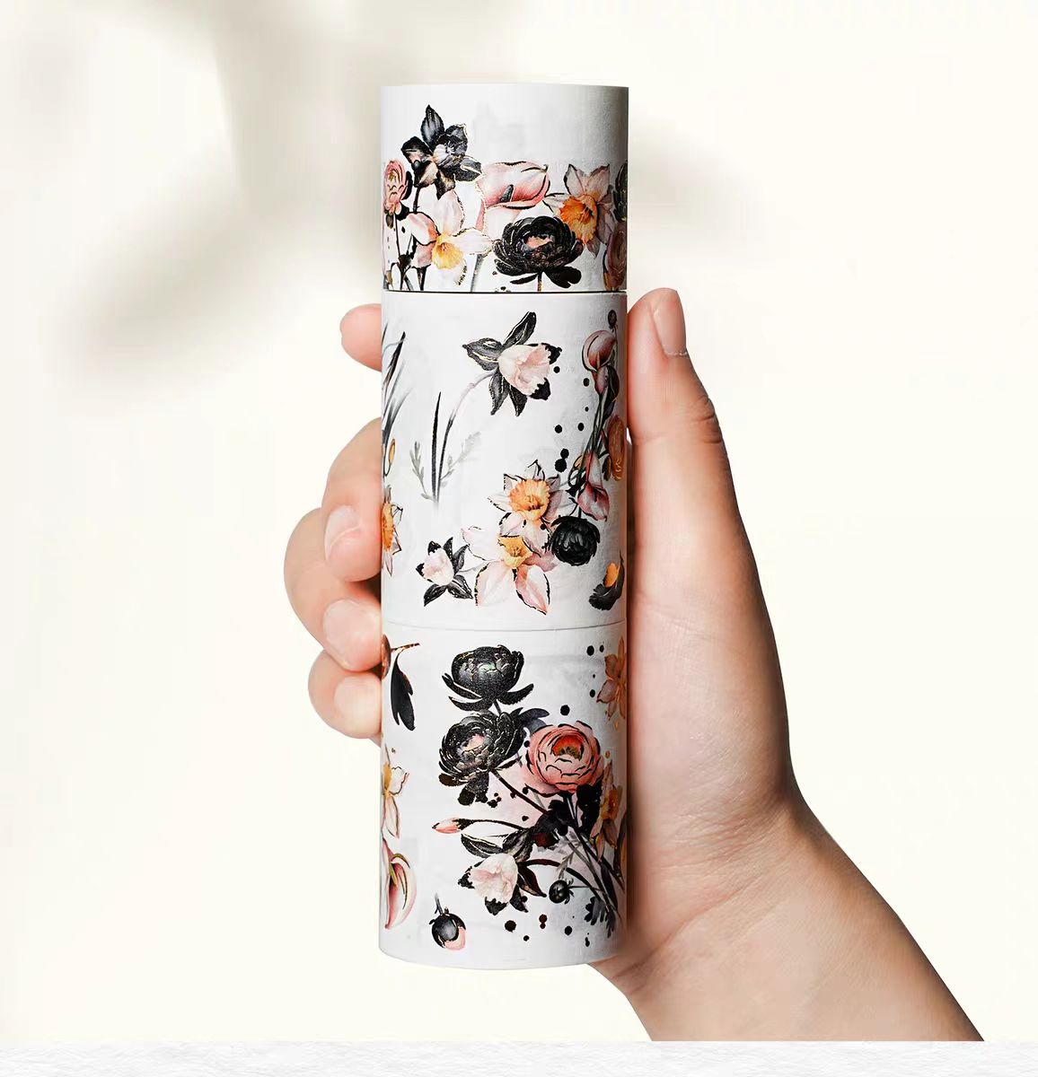 Journal pre-cut washi Writing paper tape (6cm*5m*2rolls/3.8cm*5m*1roll)