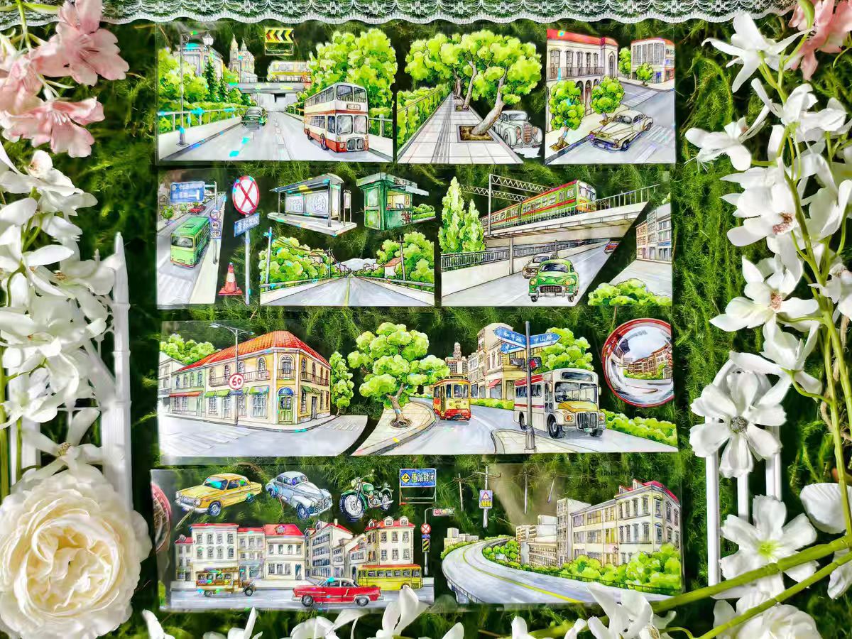 Journal PET tape (7.5cm*5m/roll) Highway streetscape landscaping