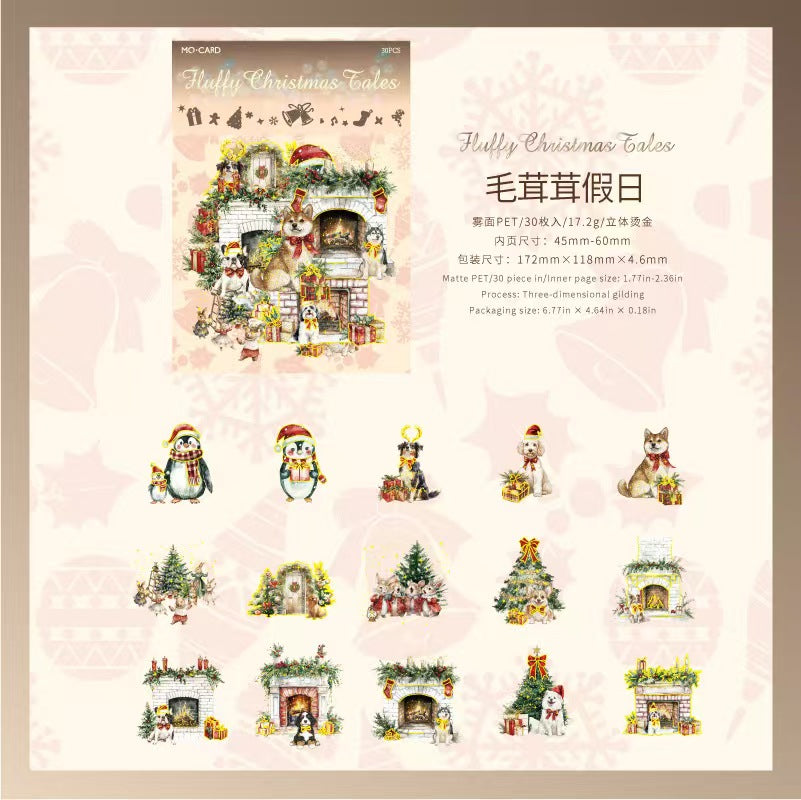 Journal sticker packs (Christmas)