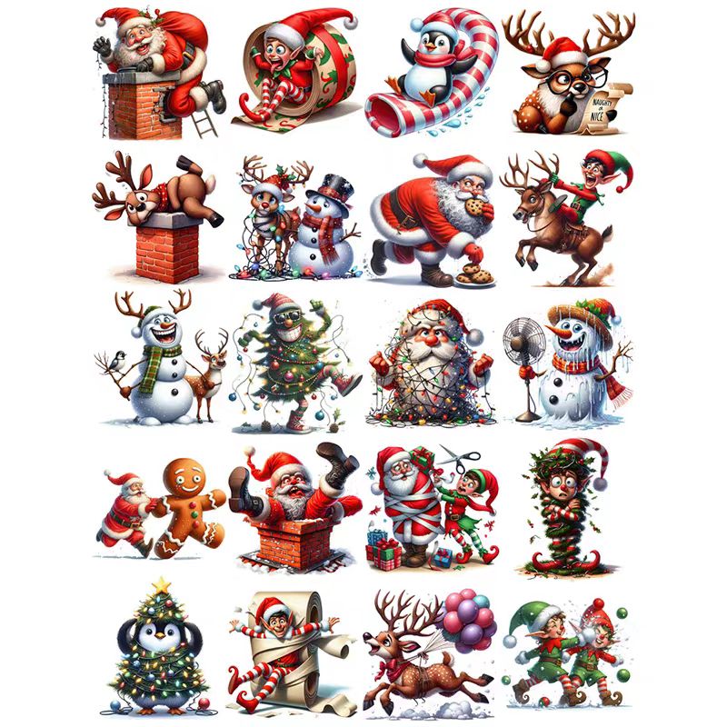 Journal sticker packs (Christmas)