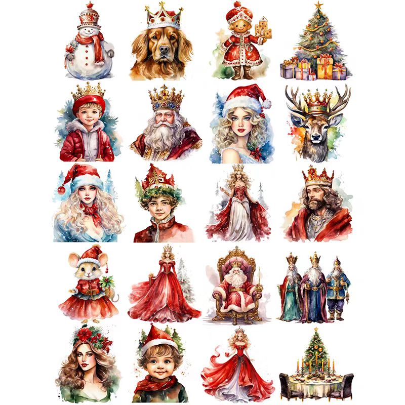 Journal sticker packs (Christmas)