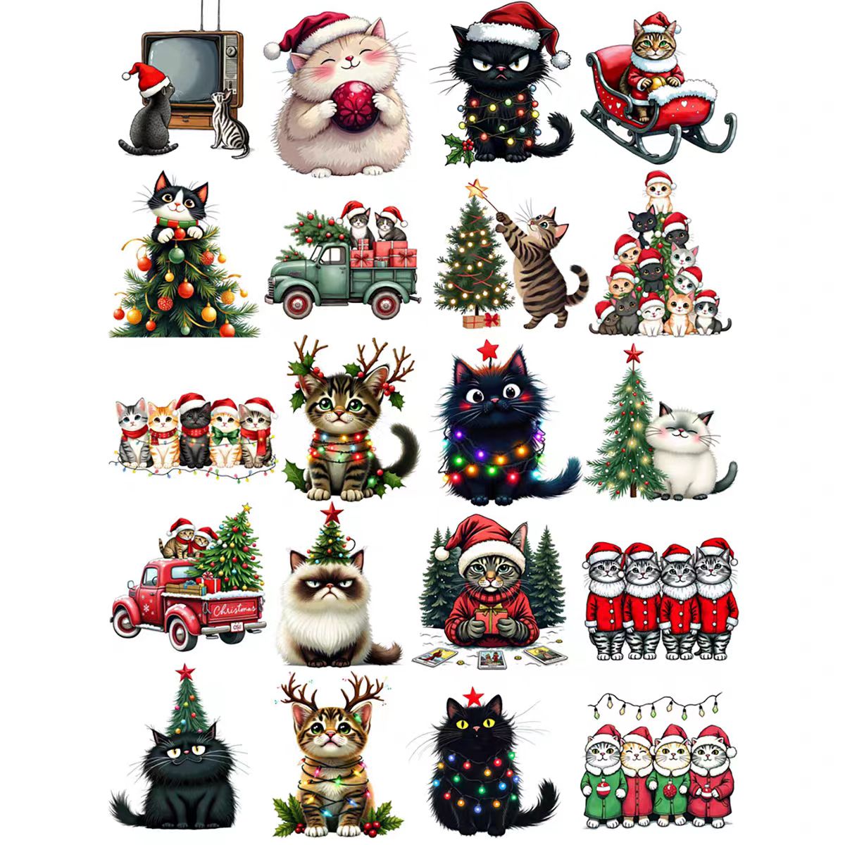 Journal sticker packs (Christmas)