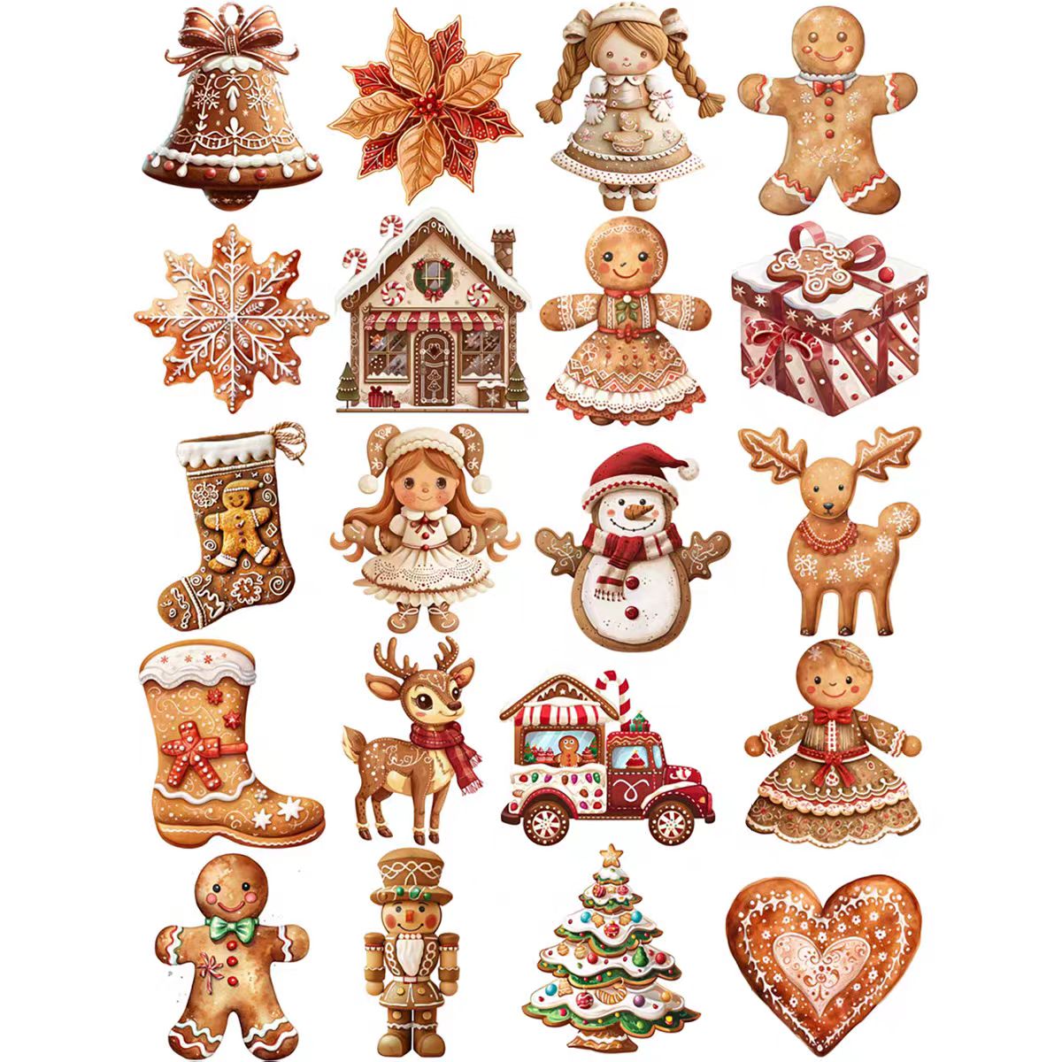 Journal sticker packs (Christmas)