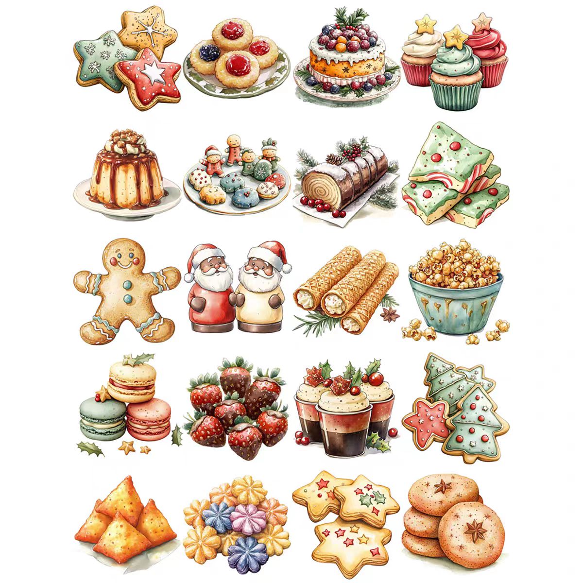 Journal sticker packs (Christmas)