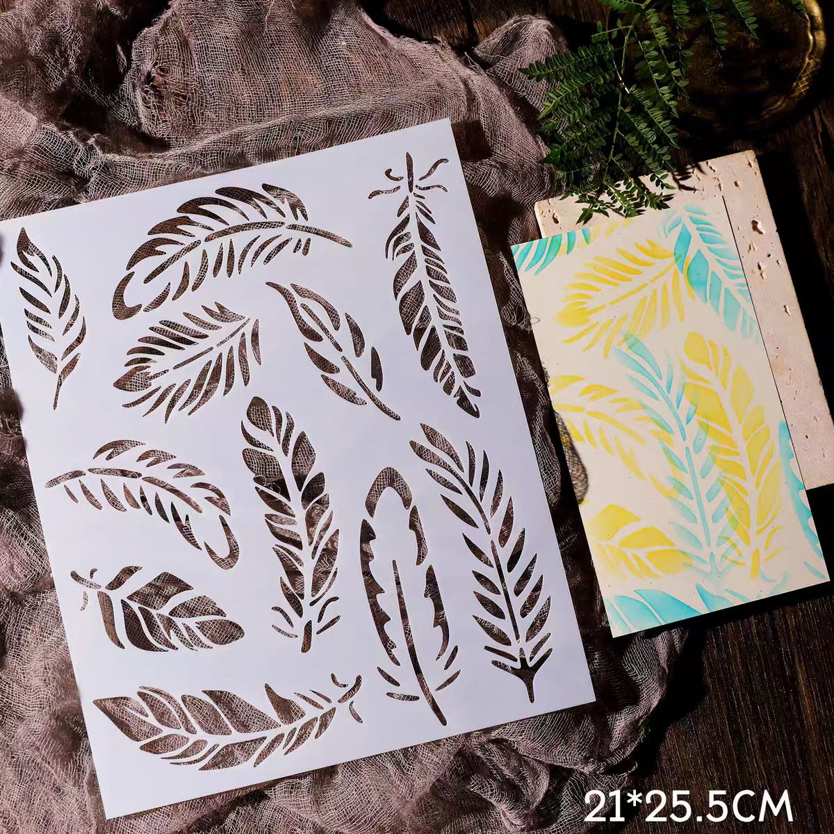 Plantillas de plástico para álbum de recortes