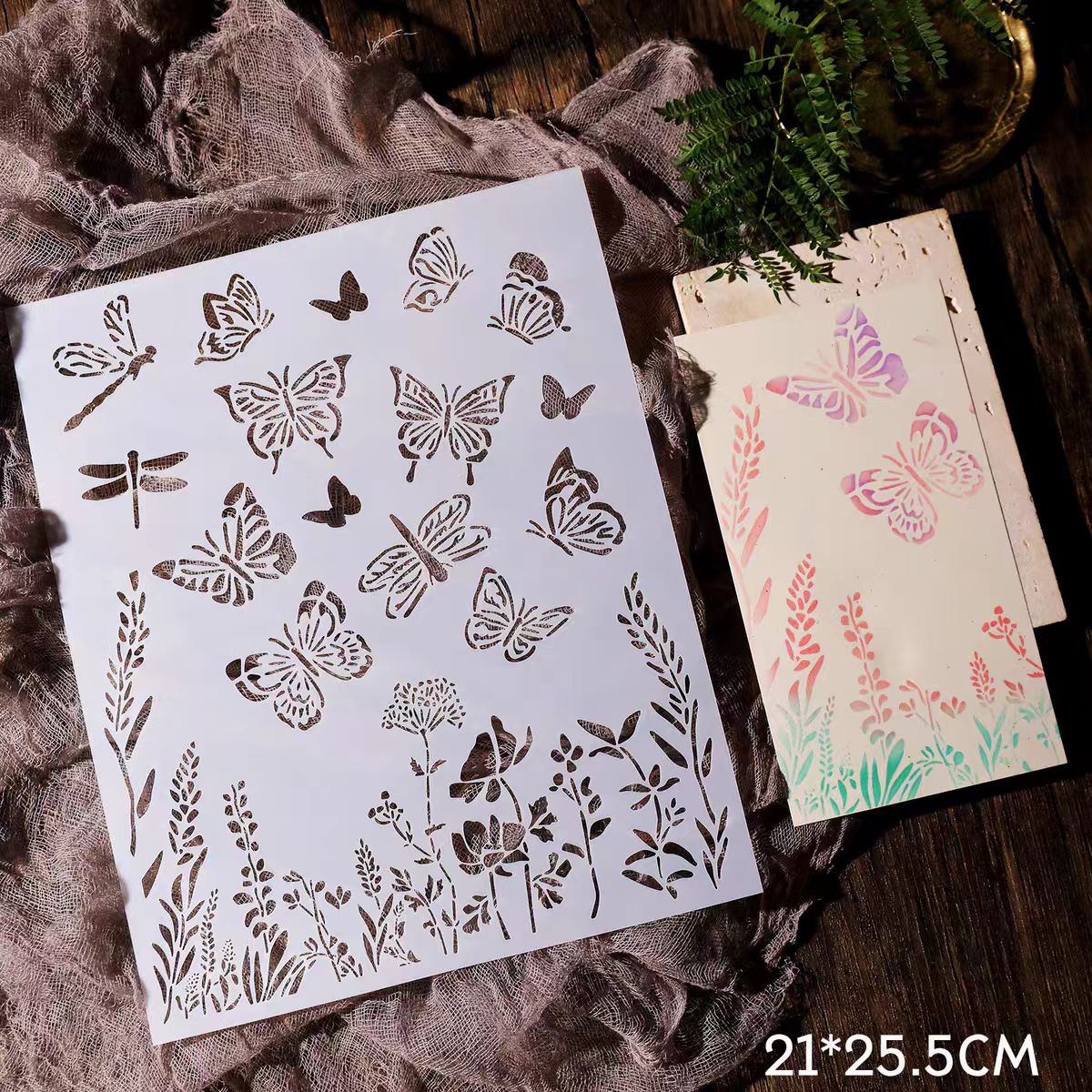Plantillas de plástico para álbum de recortes