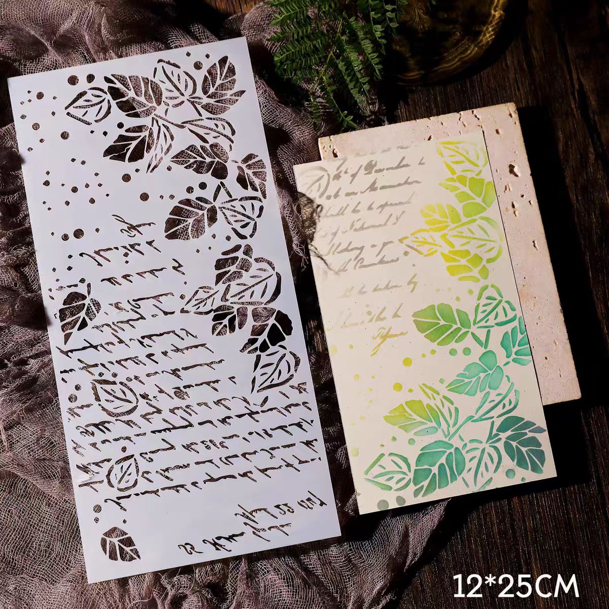 Plantillas de plástico para álbum de recortes