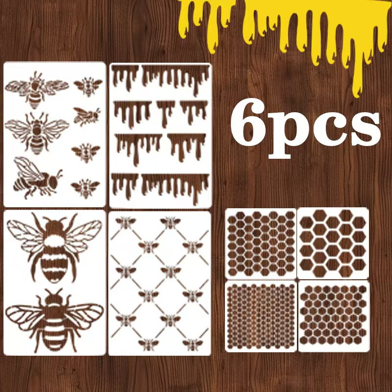 Juegos de plantillas de plástico para álbum de recortes (Animales y plantas)