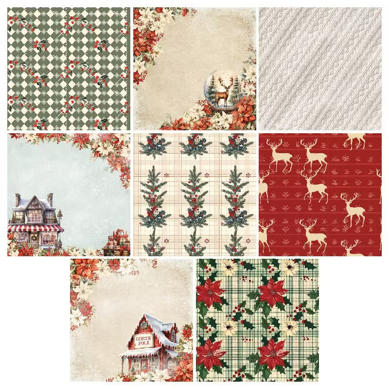 6 inch Journal paper packs (Christmas) 24 sheets/pack