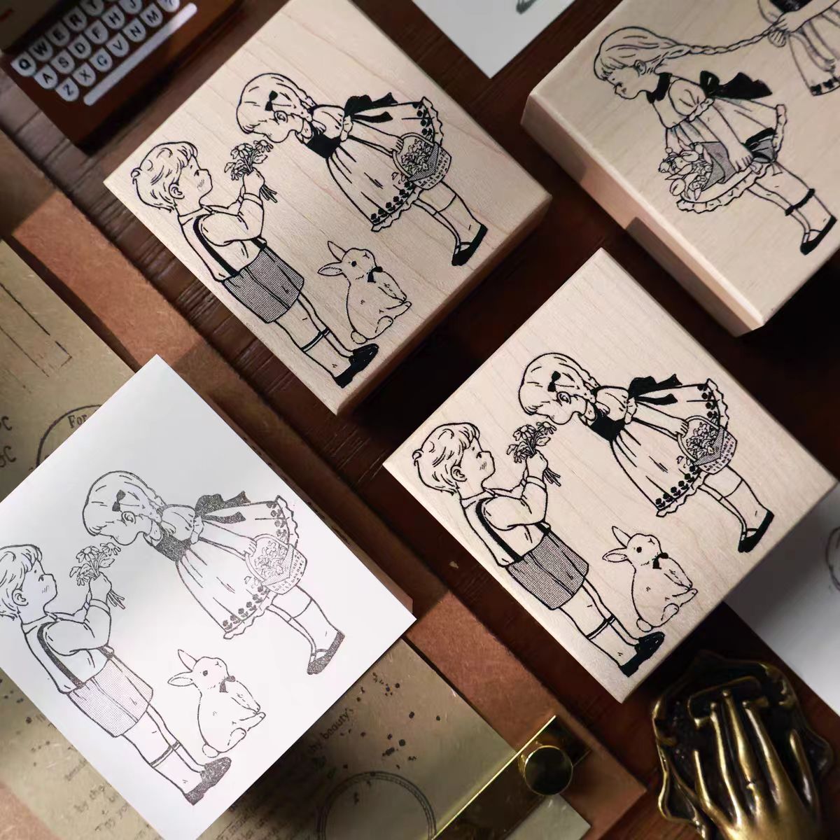 Wooden stamp