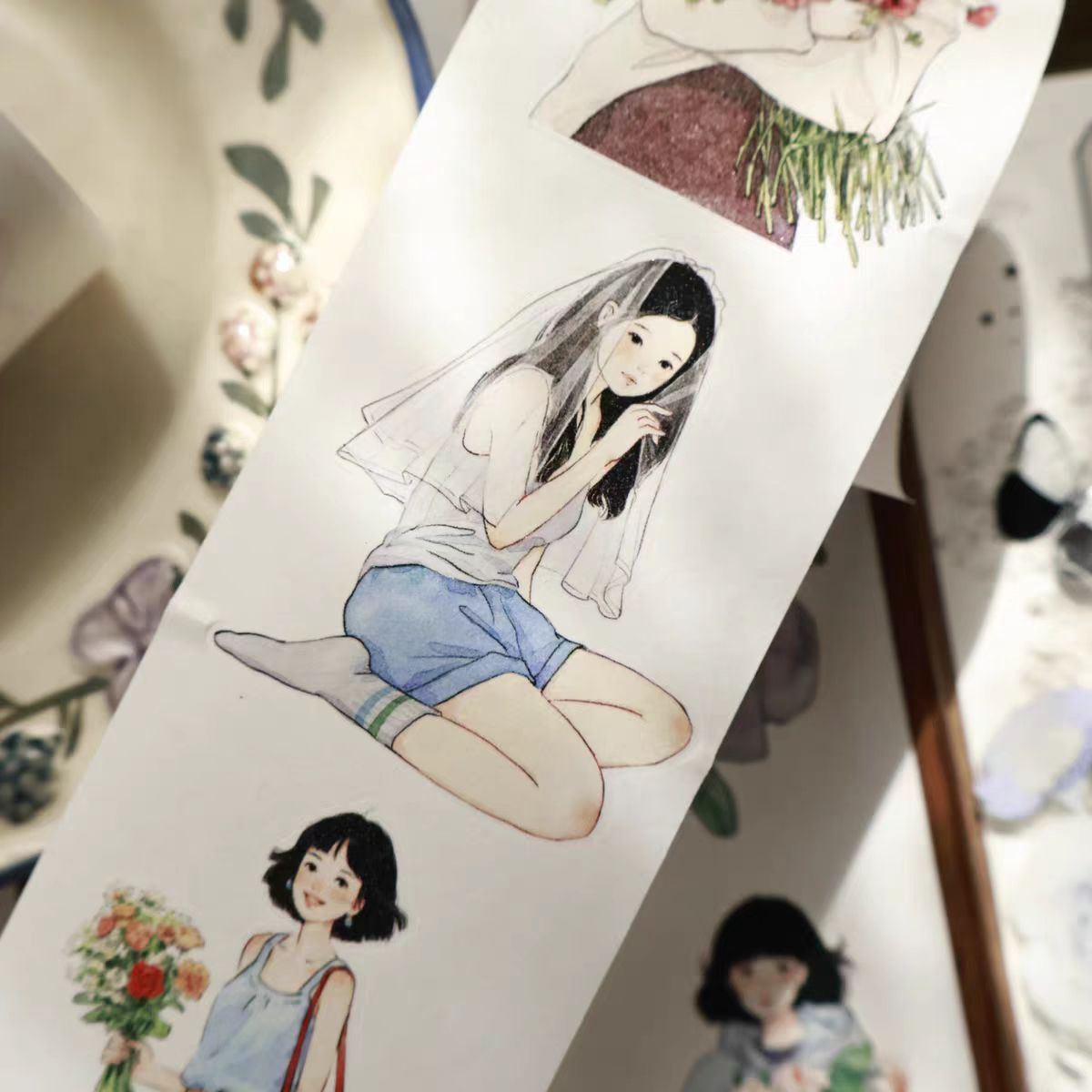 Journal pre-cut tape (Character) 5.5cm*6m/roll