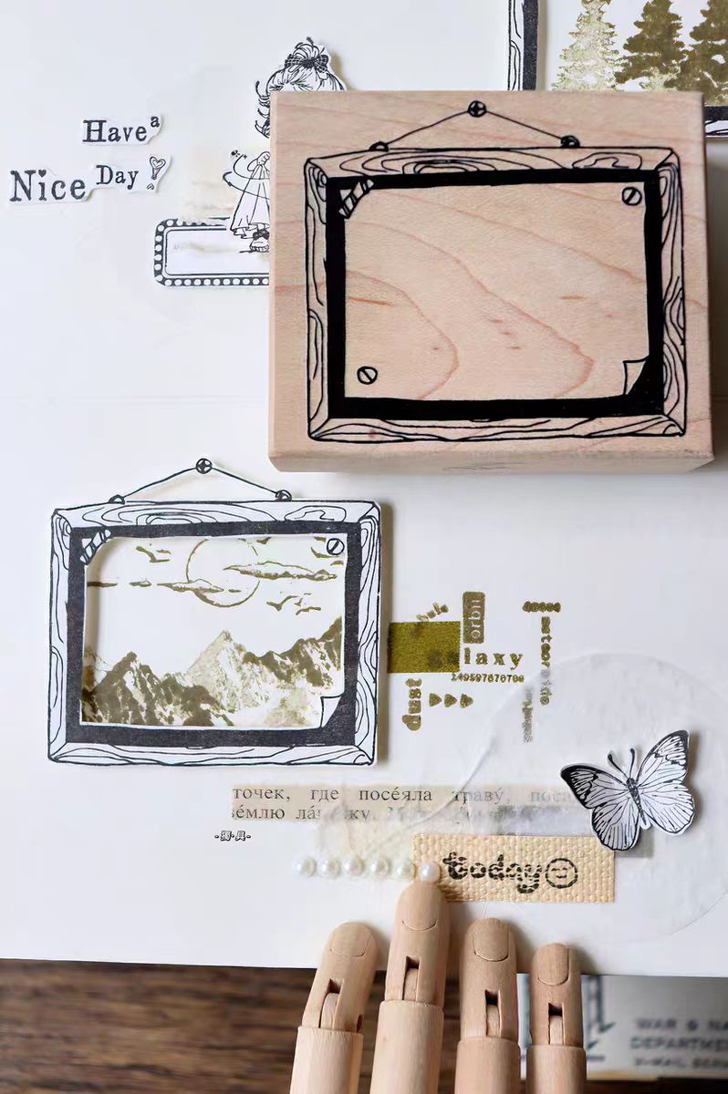 Wooden stamp