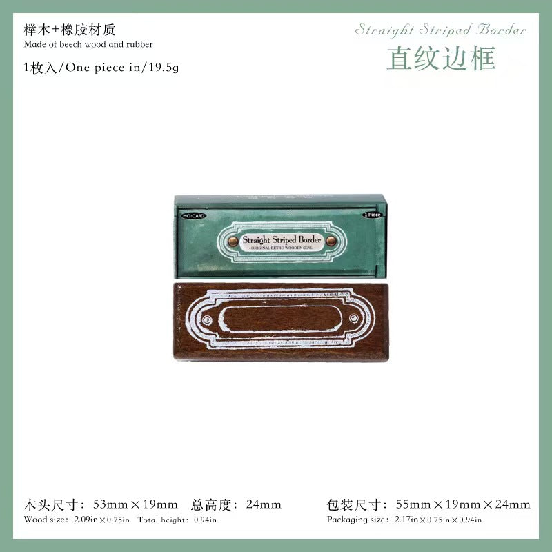 Wooden stamp