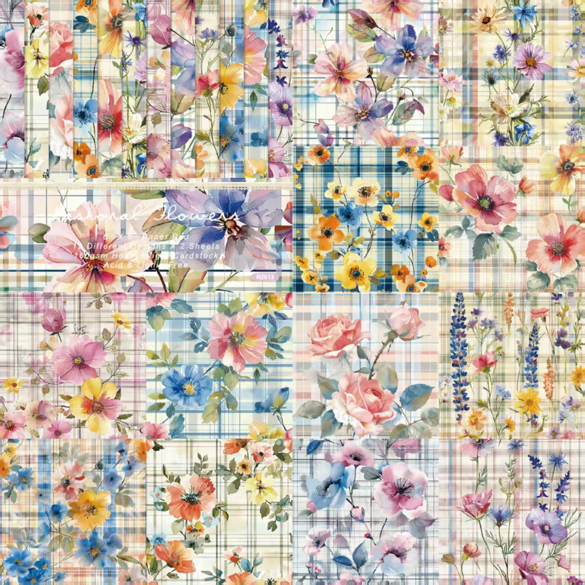 6 inch Journal paper packs (24 sheets/pack)