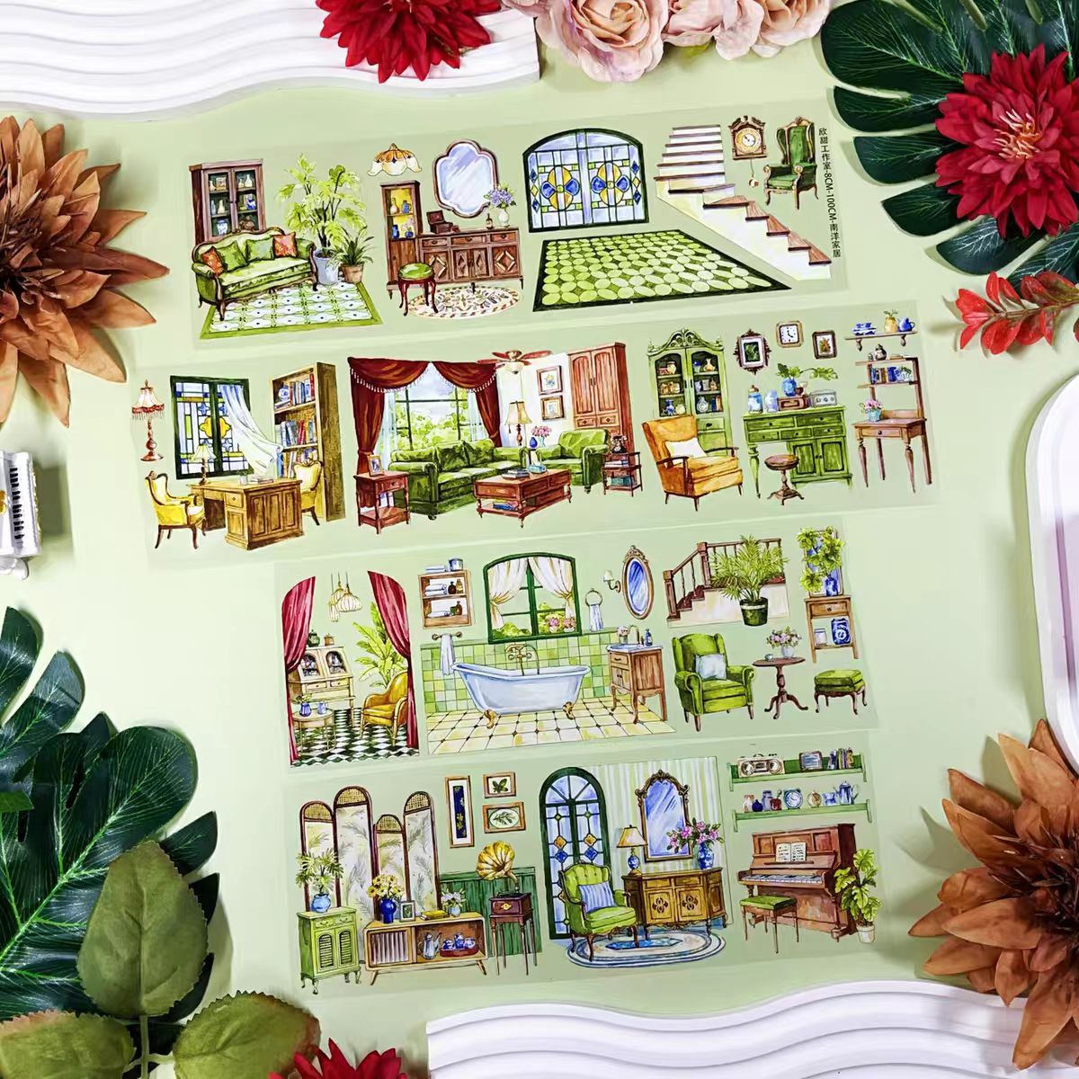 Cinta de paisaje PET Journal (5m/rollo y 10m/rollo)