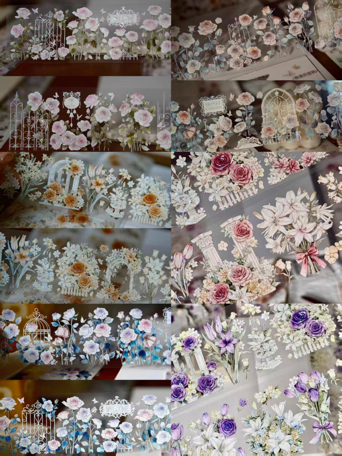 Journal Flower tapes (6m/roll)