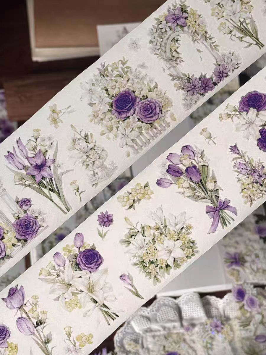 Journal Flower tapes (6m/roll)