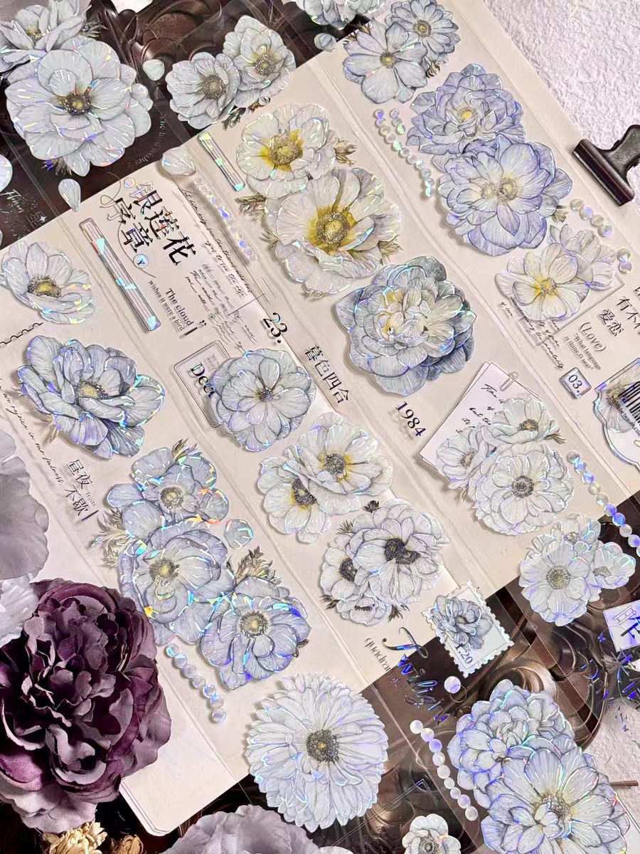 Journal Flower tapes (6m/roll & 10m/roll)