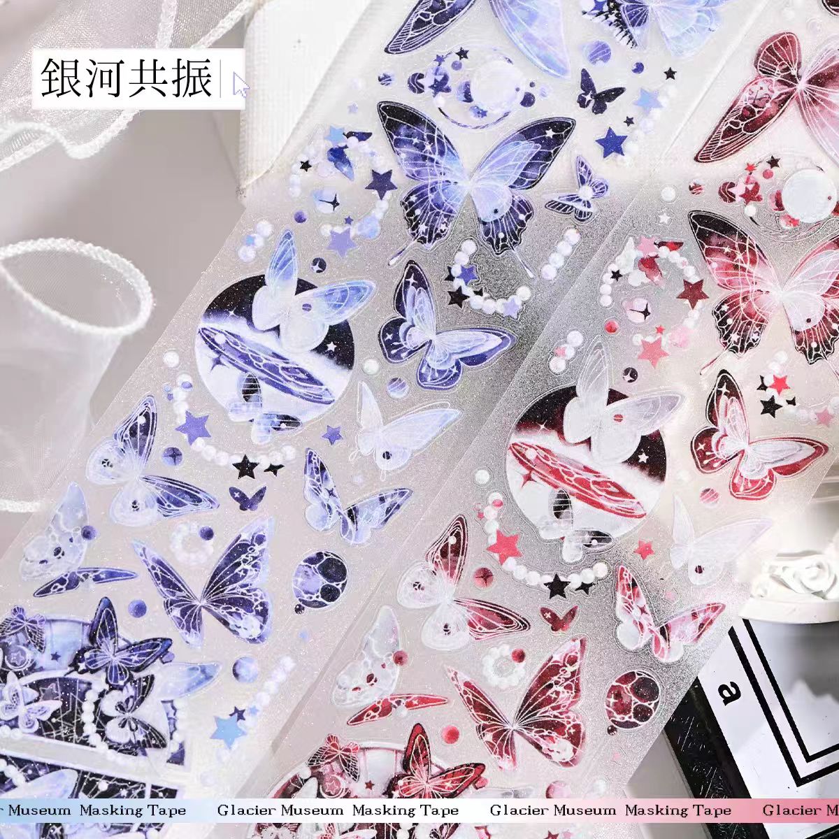 Pre-cut PET-tape til journal (5 cm * 5 m/rulle)